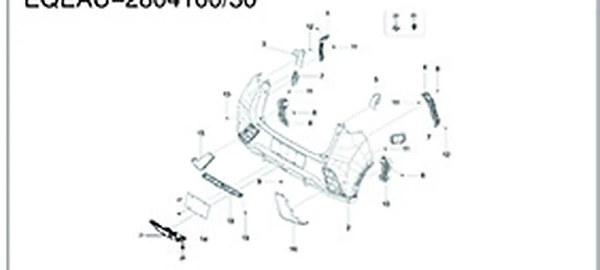 REAR BUMPER CORNER COVER