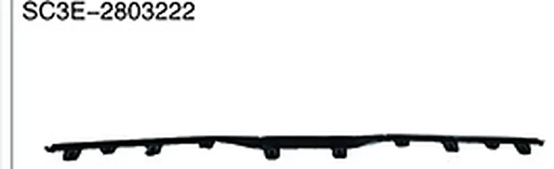 FRONT BUMPER MIDDLE TRIM MOLDING
